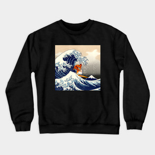 Great wave Surfer Crewneck Sweatshirt
