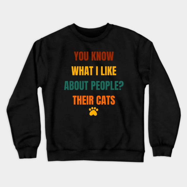 Cat-Lover Crewneck Sweatshirt by BlackMeme94