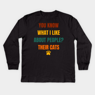 Cat-Lover Kids Long Sleeve T-Shirt