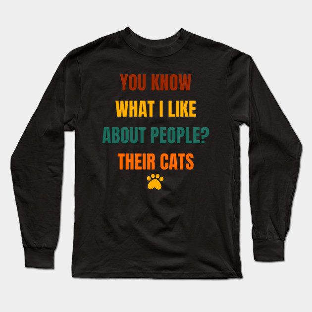 Cat-Lover Long Sleeve T-Shirt by BlackMeme94