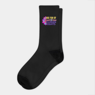 Big-Fan-of-Human-Rights Socks