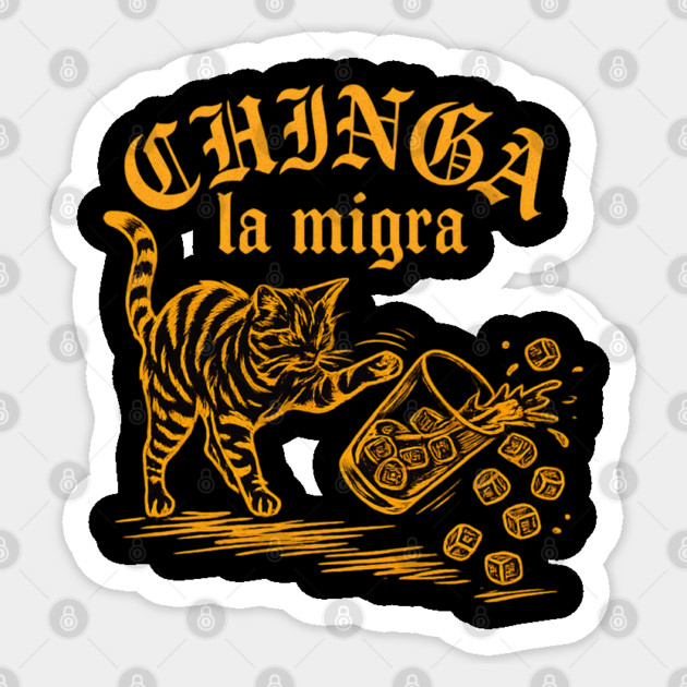 chinga-la-migra Sticker by BlackMeme94