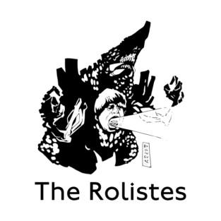 The Rolistes Podcast (Kaiju B&W) T-Shirt