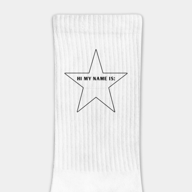 Hi My Name Is With Star by BlackMeme94