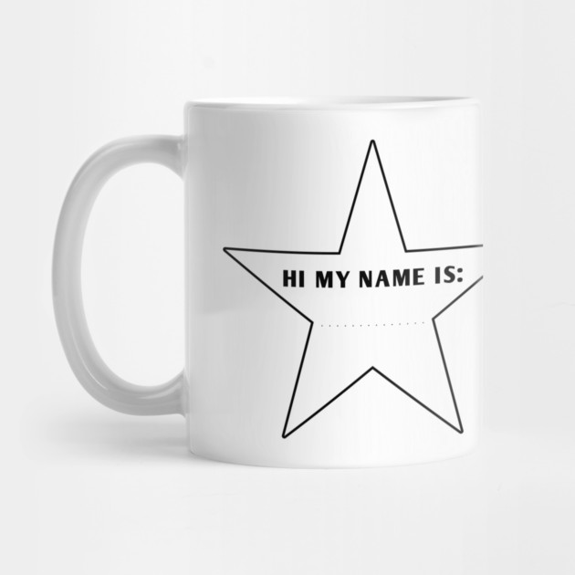 Hi My Name Is With Star by BlackMeme94