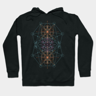 Flower of Life  - Abstract Alchemy - Sacred Geometry - Festival - Psychedelic Artwork - Spiritual Hoodie