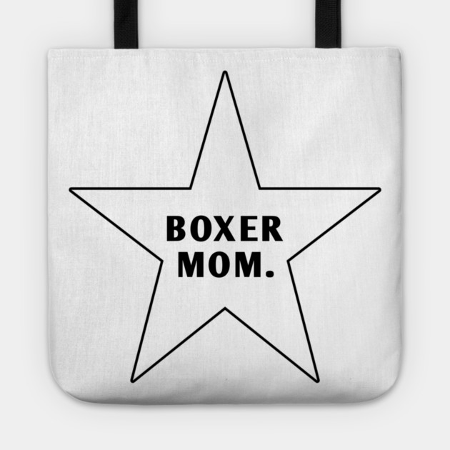 Boxer Mom With Star Tote by BlackMeme94