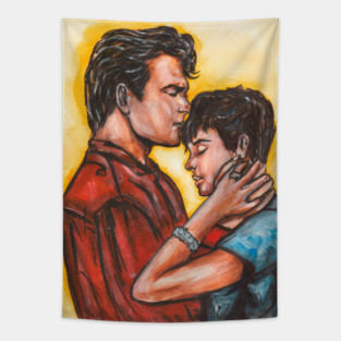 Demi Moore, Patrick Swayze Tapestry