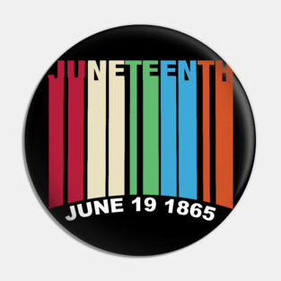 Juneteenth Retro 90s Vibe Pin
