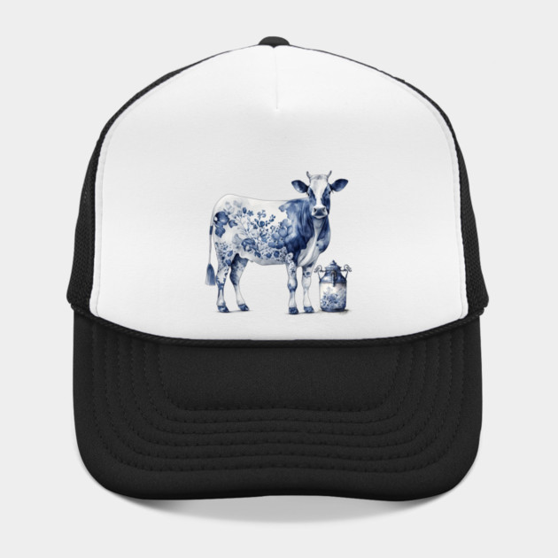 Delftware Cow and Milk Jar by HolidayBug