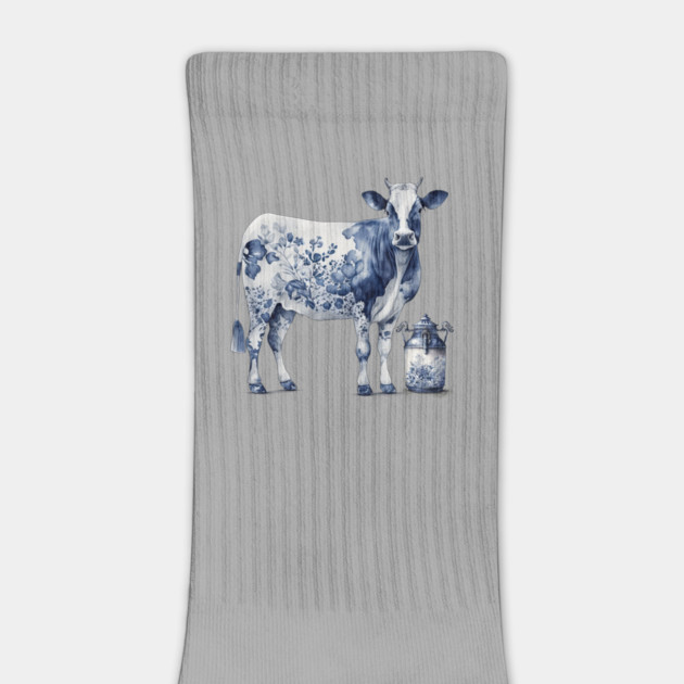 Delftware Cow and Milk Jar by HolidayBug