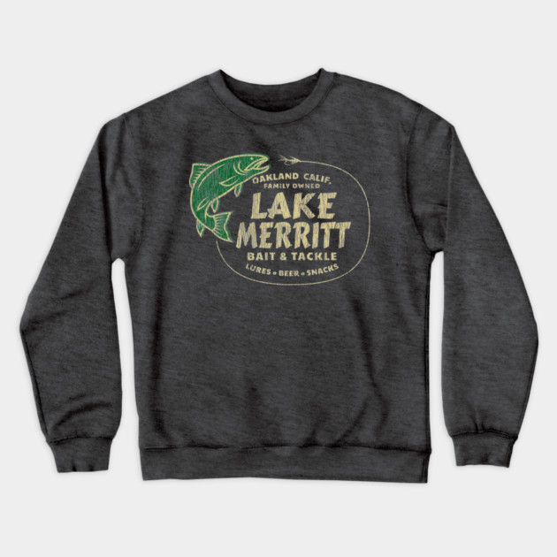 Lake Merritt Bait & Tackle - Alternate Crewneck Sweatshirt by mikelcal
