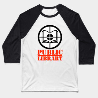 Public Library Baseball T-Shirt