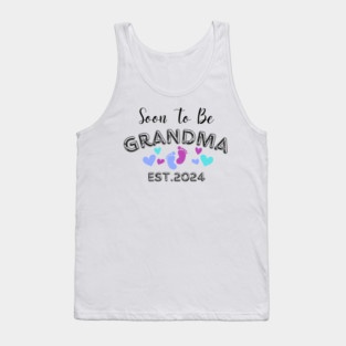 soon to be grandma est 2024 Tank Top