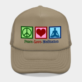 Peace Love Meditation Hat