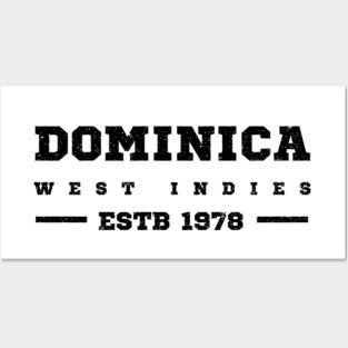 Dominica Estb 1978 West Indies Posters and Art