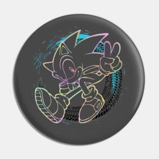 Sonic The Hedgehog - Sonic Full Speed - Type B - Colorful Pin