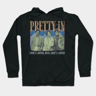 Pretty In Pink Vintage 1986 // Movie Original Fan Design Artwork Hoodie