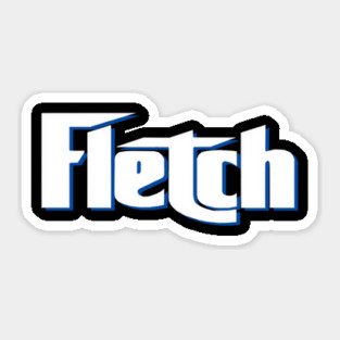 Fletch small logo 1985 Sticker
