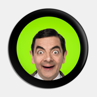 Mr Bean Green Pin