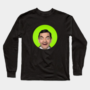 Mr Bean Green Long Sleeve T-Shirt