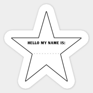 Hello my name is Sticker