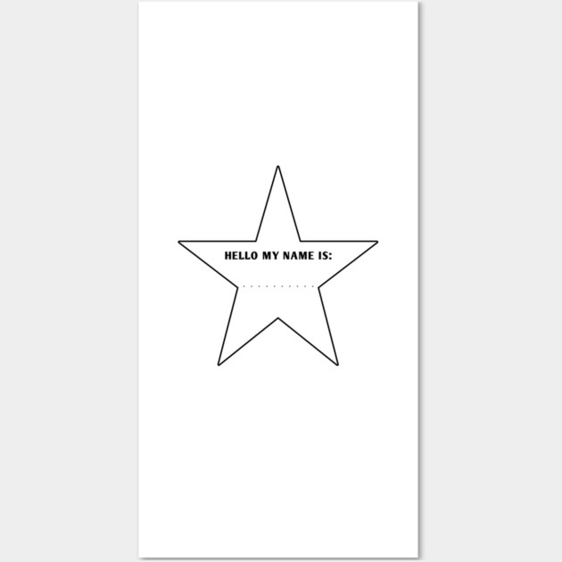 Hello my name is Wall Art by BlackMeme94