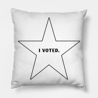 I Voted Pillow