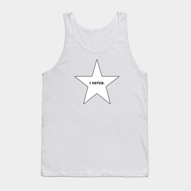 I Voted Tank Top by BlackMeme94