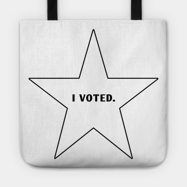I Voted Tote by BlackMeme94