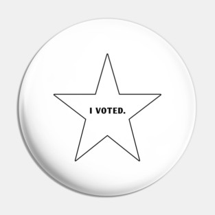 I Voted Pin