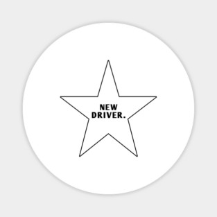 Funny New Driver Magnet