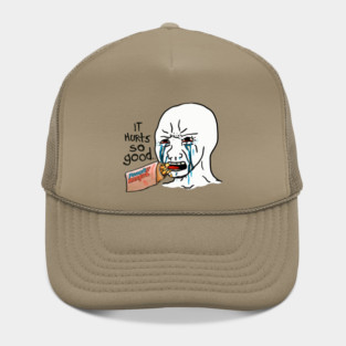 JOLLIBEE PIE HURTS FUNNY PINOY MEME STICKER Hat