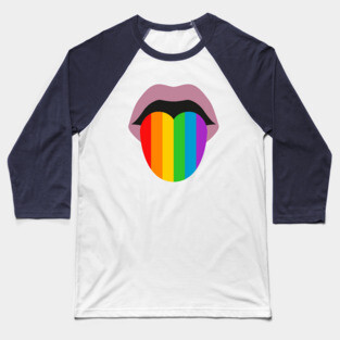 Pride Tongue LGBT Baseball T-Shirt
