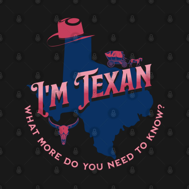 I'm Texan v1 Red by WarFX Designs