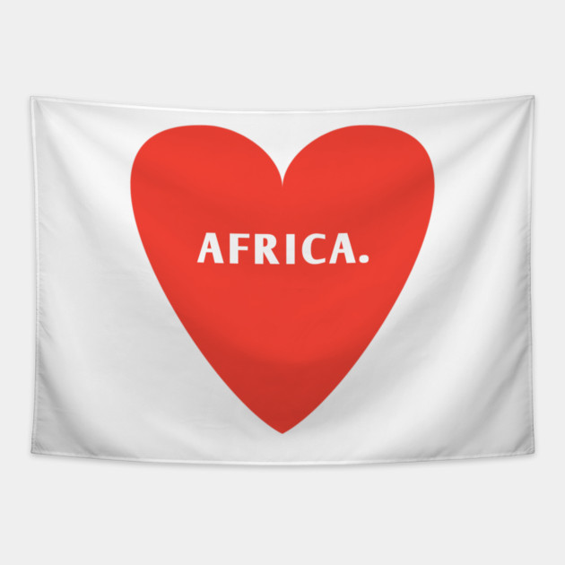 I Love Africa Tapestry by BlackMeme94