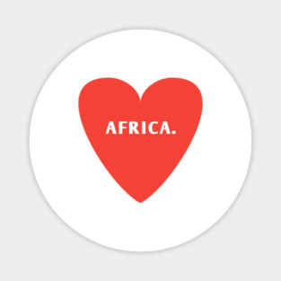 I Love Africa Magnet