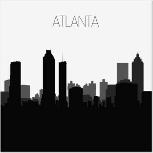 Atlanta Skyline Posters and Art