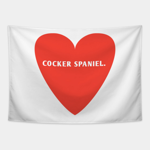 Cocker Spaniel Lover Tapestry by BlackMeme94