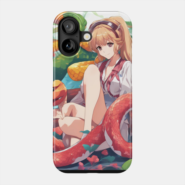 adventure snake red Phone Case by animegirlnft
