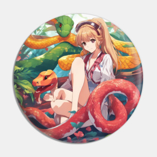 adventure snake red Pin