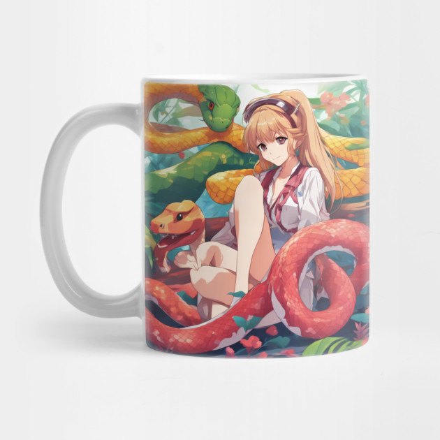 adventure snake red by animegirlnft