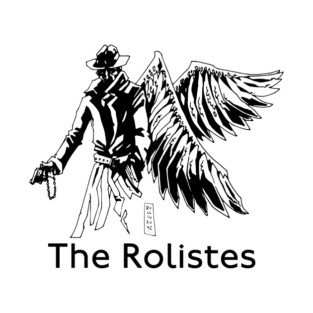 The Rolistes Podcast (Angel P.I. B&W) T-Shirt
