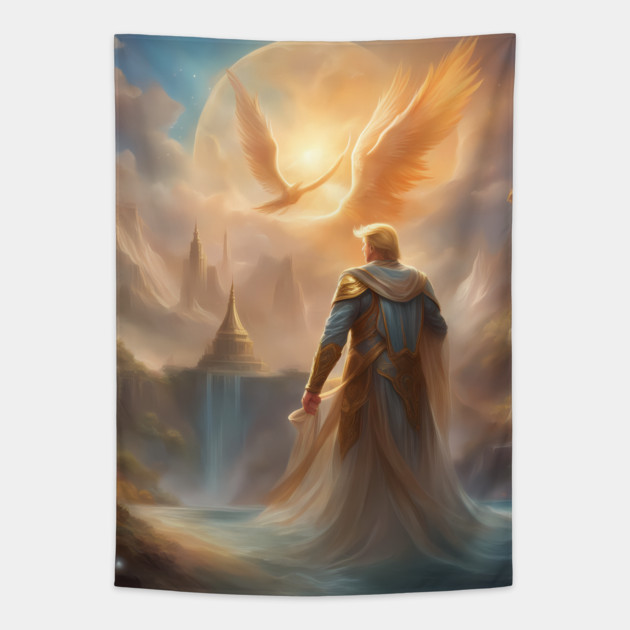 Feathered Delights Tapestry by animegirlnft