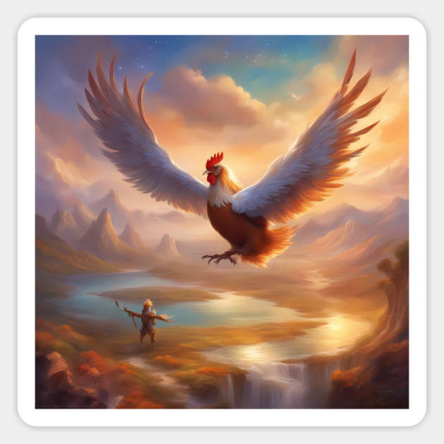 The Coop Caper Sticker by animegirlnft