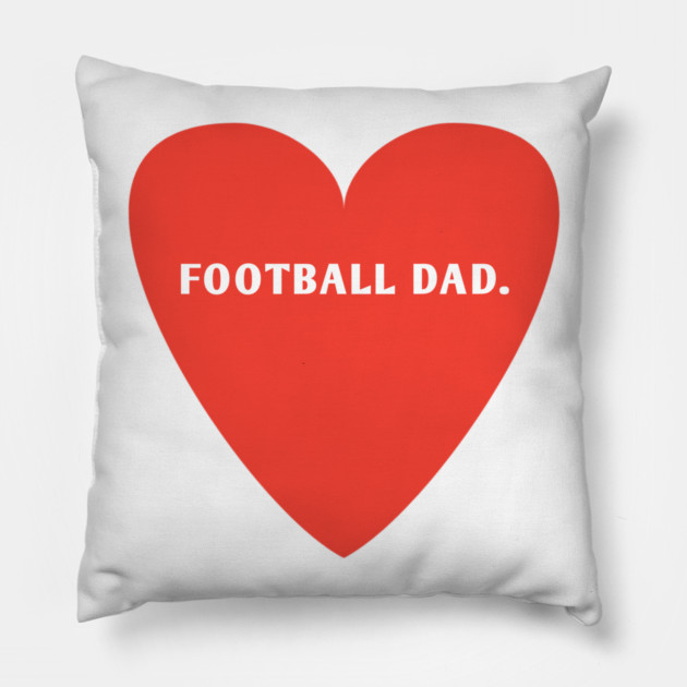 Football Lovers, Football Dad Pillow by BlackMeme94