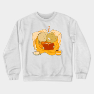Cuddling froggies Crewneck Sweatshirt
