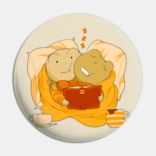 Cuddling froggies Pin