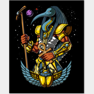 Egyptian God Thoth Posters and Art