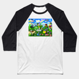 Cartoon Network Homage Baseball T-Shirt